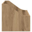LP pladeæske Artisan-eg 37 x 33 x 32 cm Konstrueret træ