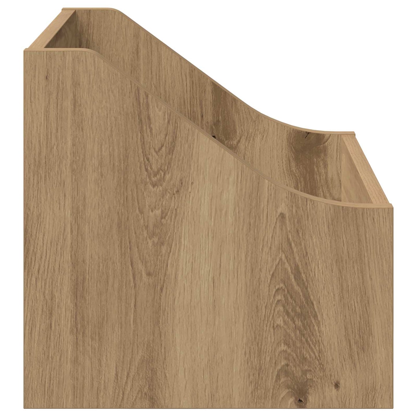 LP pladeæske 2 stk. Artisan-eg 37 x 33 x 32 cm Konstrueret træ