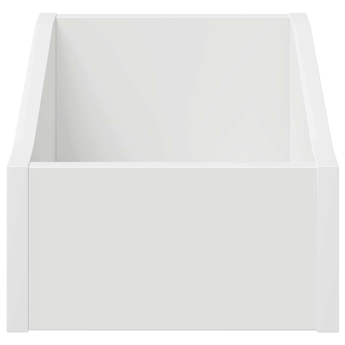 LP pladeæske 2 stk. Hvid 23 x 33 x 16 cm Konstrueret træ