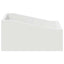 LP pladeæske 2 stk. Hvid 23 x 33 x 16 cm Konstrueret træ