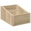 LP pladeæske Sonoma-eg 23 x 33 x 16 cm Konstrueret træ