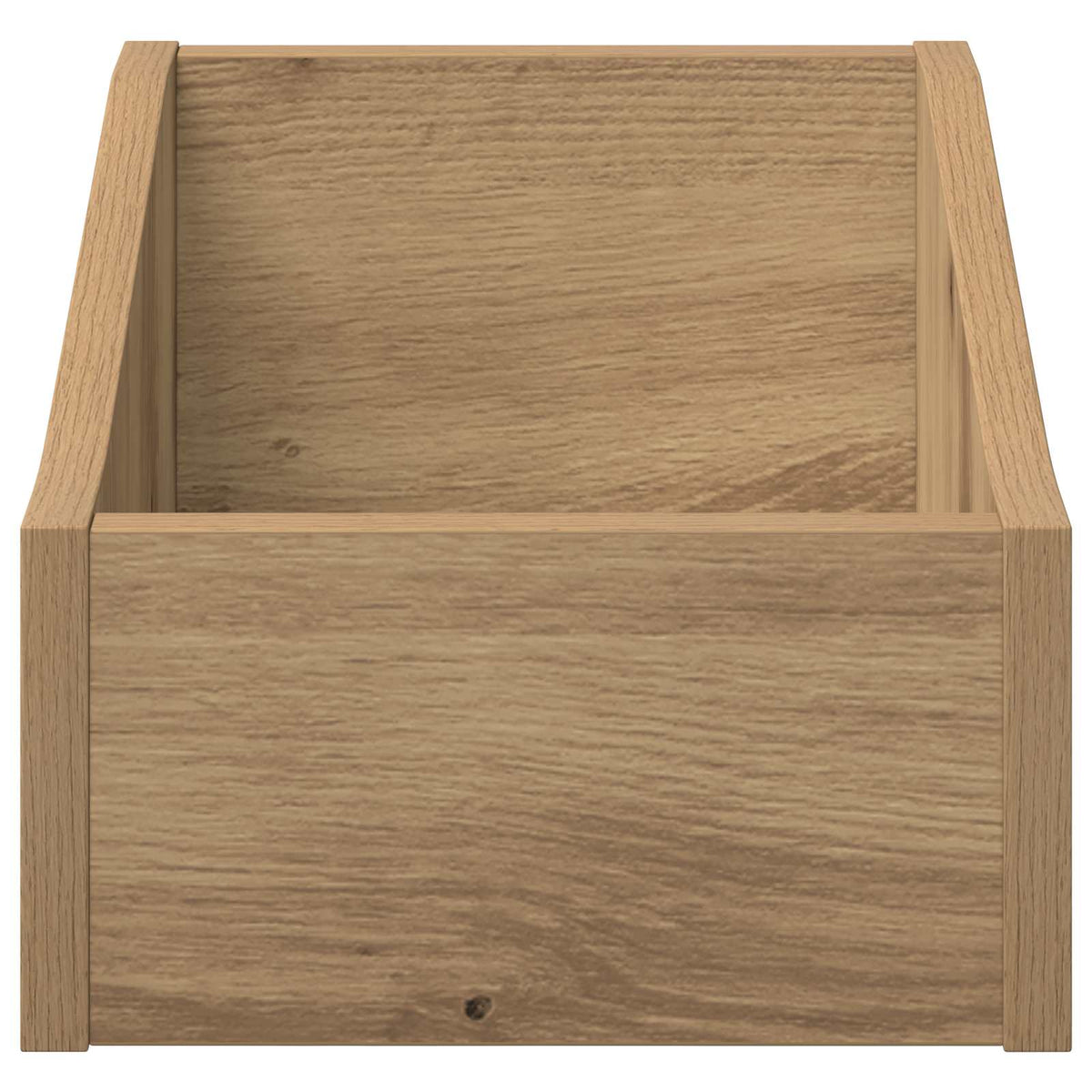 LP pladeæske Artisan-eg 23 x 33 x 16 cm Konstrueret træ