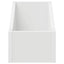LP pladeæske 2 stk. Hvid 18 x 32 x 18 cm Konstrueret træ