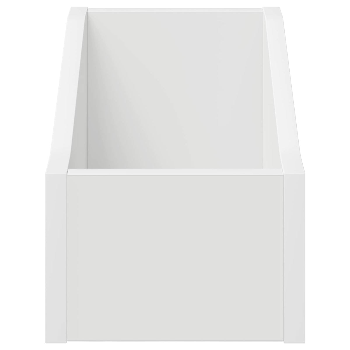 LP pladeæske 2 stk. Hvid 18 x 32 x 18 cm Konstrueret træ