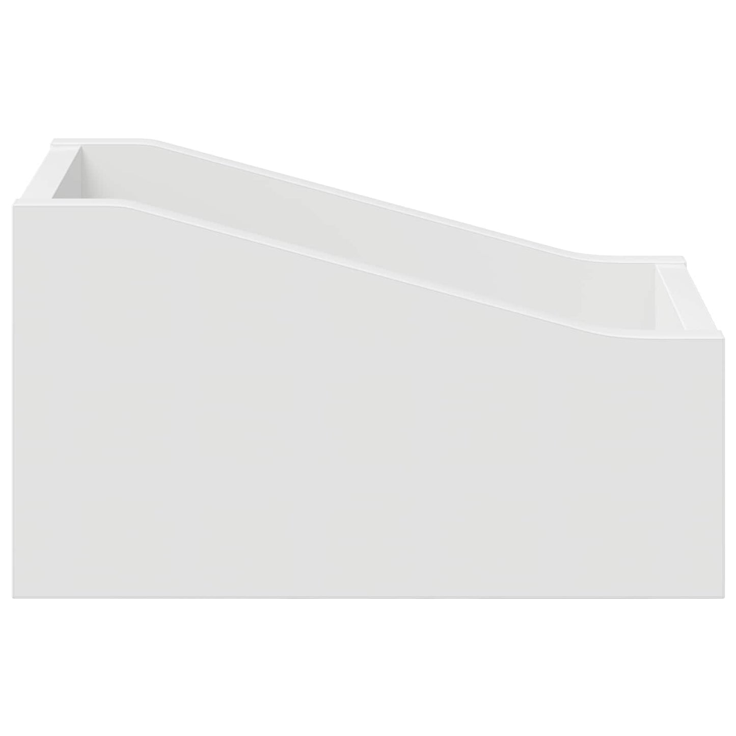 LP pladeæske 2 stk. Hvid 18 x 32 x 18 cm Konstrueret træ
