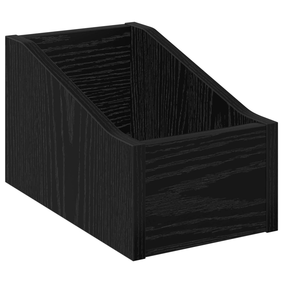 LP pladeæske 2 stk. Sort eg 18 x 32 x 18 cm Konstrueret træ
