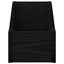 LP pladeæske 2 stk. Sort eg 18 x 32 x 18 cm Konstrueret træ
