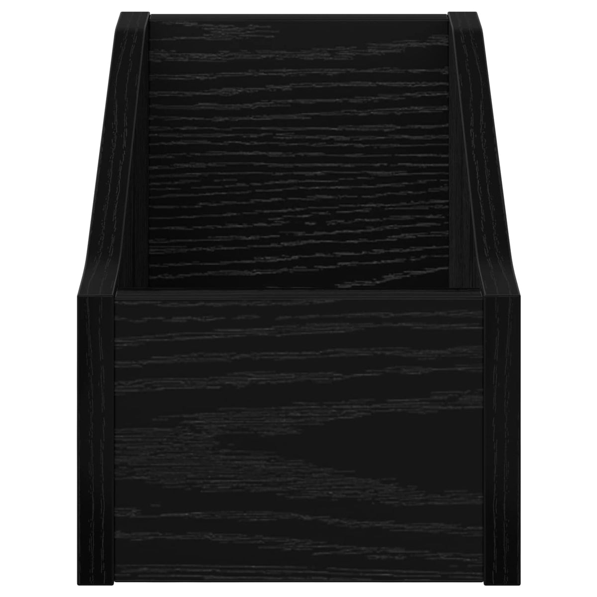 LP pladeæske 2 stk. Sort eg 18 x 32 x 18 cm Konstrueret træ