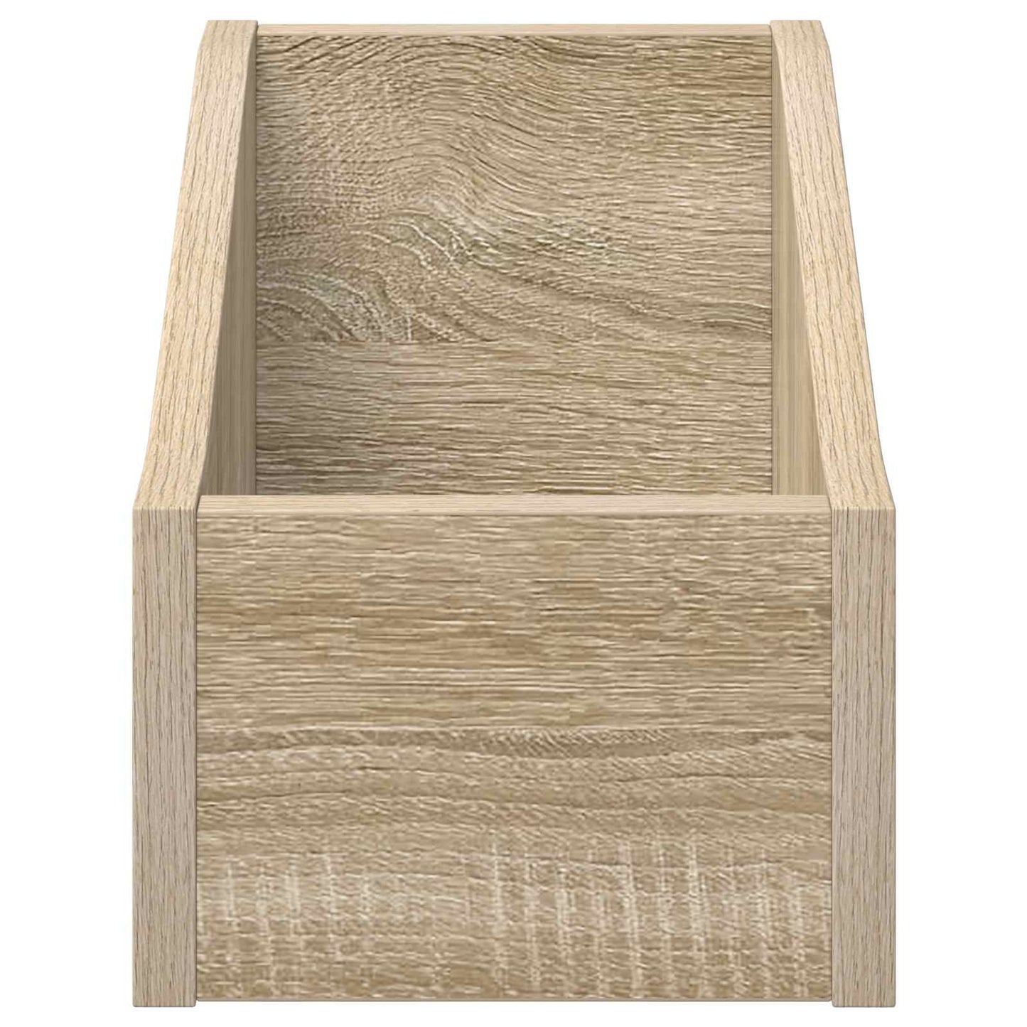 LP pladeæske Sonoma-eg 18 x 32 x 18 cm Konstrueret træ