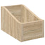 LP pladeæske 2 stk. Sonoma-eg 18 x 32 x 18 cm Konstrueret træ