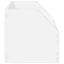 Vinylalbum kasse 2 stk. Hvid 38 x 30 x 29 cm Konstrueret træ