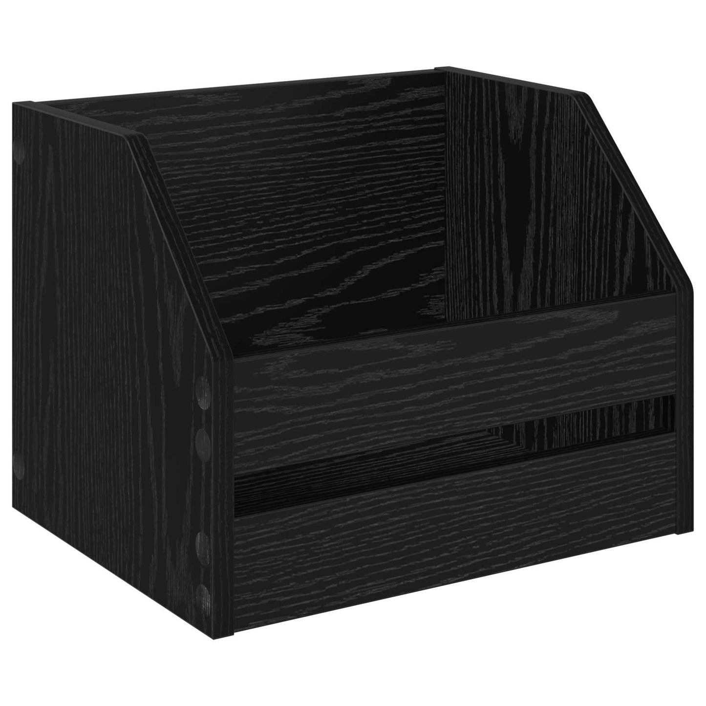 Vinylalbum kasse 2 stk. Sort eg 38 x 30 x 29 cm Konstrueret træ