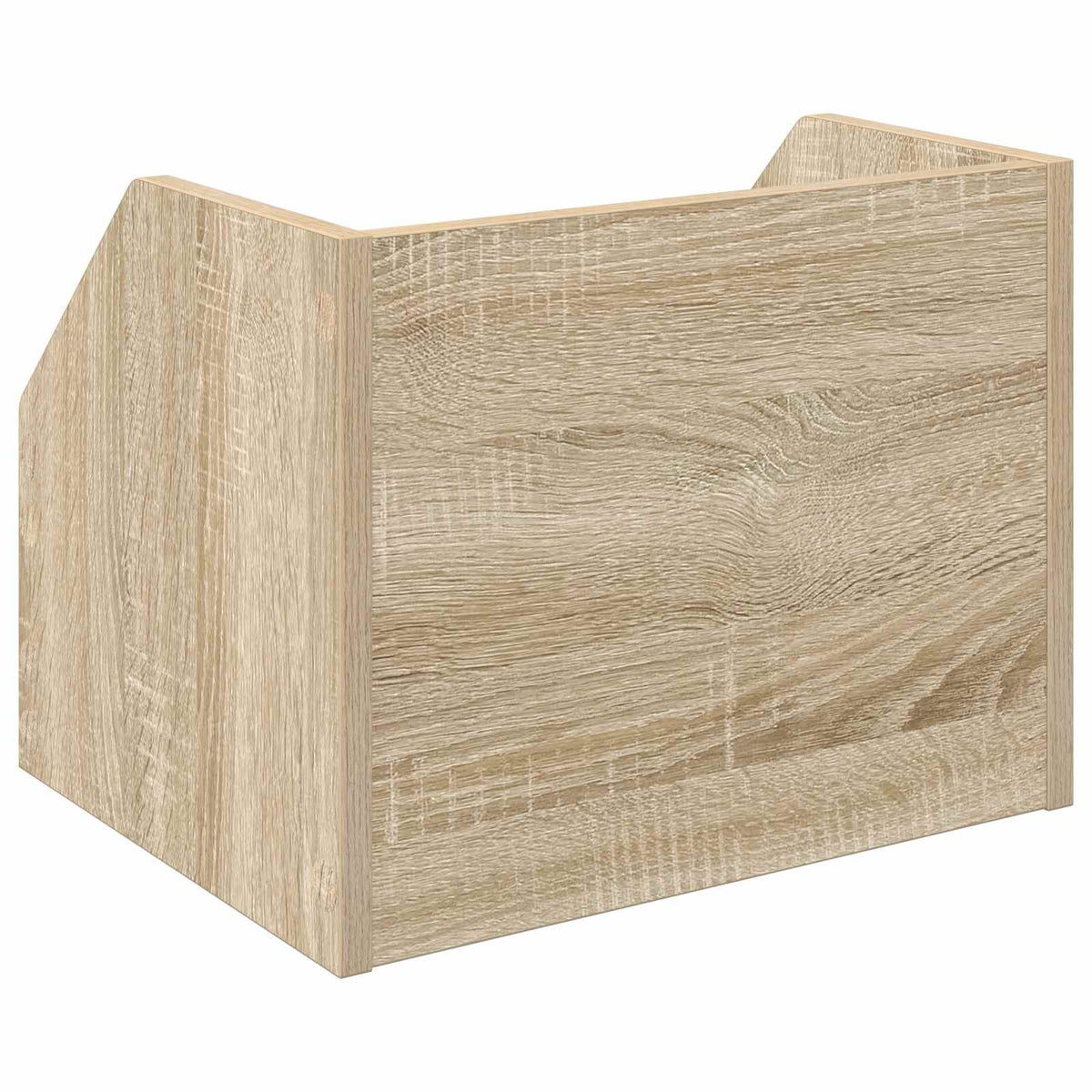 Vinylalbum kasse Sonoma-eg 38 x 30 x 29 cm Konstrueret træ