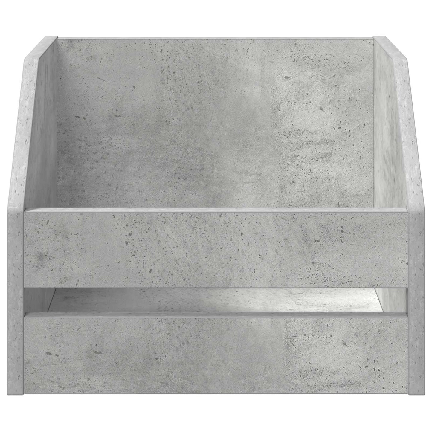 Vinylalbum kasse 2 stk. Betongrå 38 x 30 x 29 cm