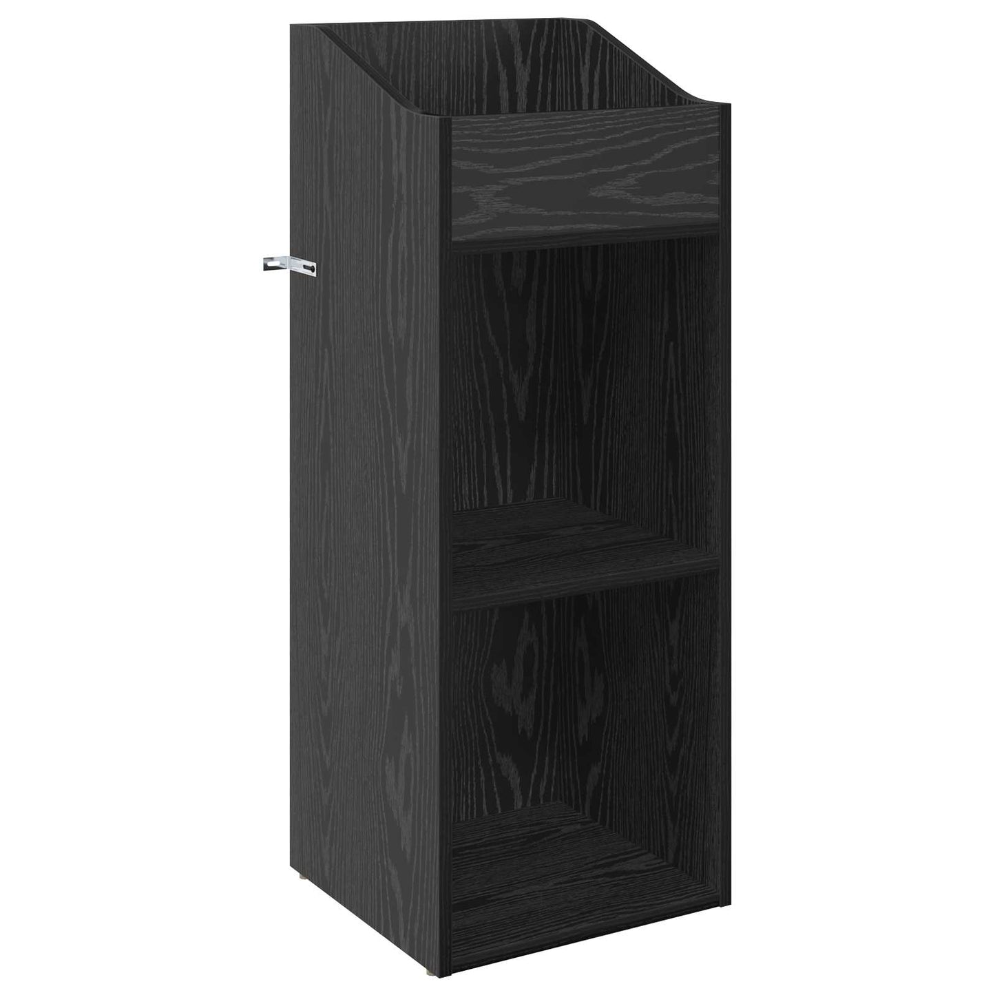 Pladeskab Sort eg 36 x 36 x 95,5 cm Konstrueret træ