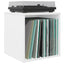 Vinylalbum kasse Hvid 37 x 36,5 x 38 cm Konstrueret træ