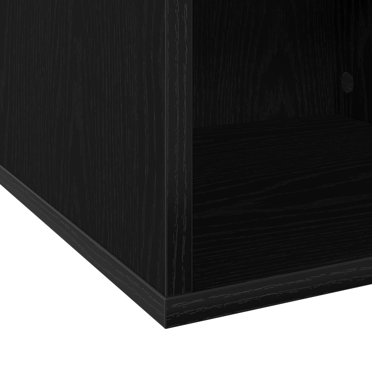 Vinylalbum kasse 2 stk. Sort eg 37 x 36,5 x 38 cm