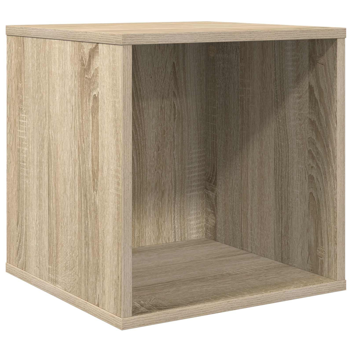 Vinylalbum kasse Sonoma-eg 37 x 36,5 x 38 cm Konstrueret træ