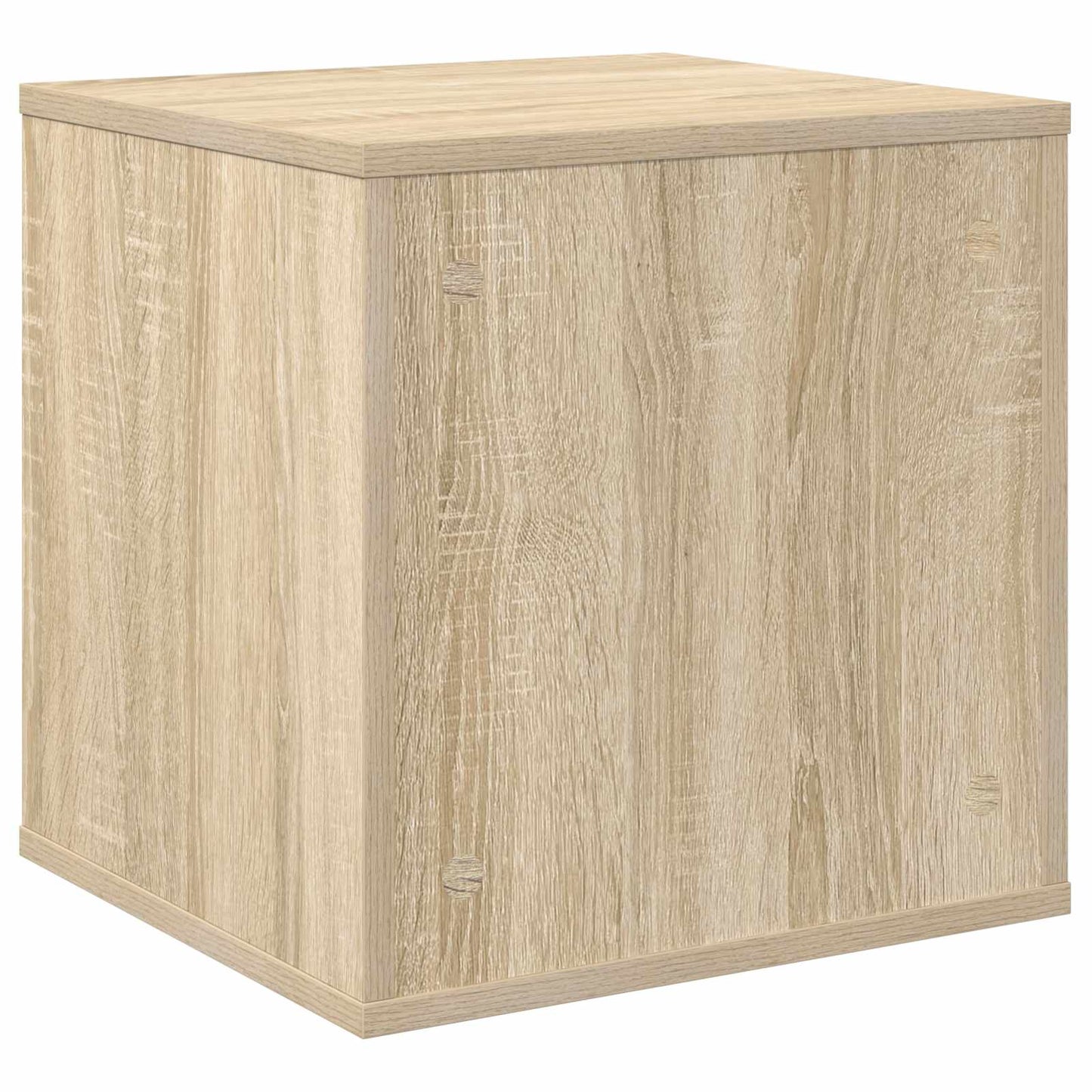 Vinylalbum kasse Sonoma-eg 37 x 36,5 x 38 cm Konstrueret træ