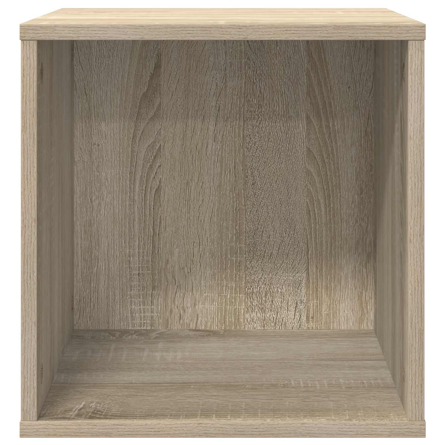 Vinylalbum kasse Sonoma-eg 37 x 36,5 x 38 cm Konstrueret træ