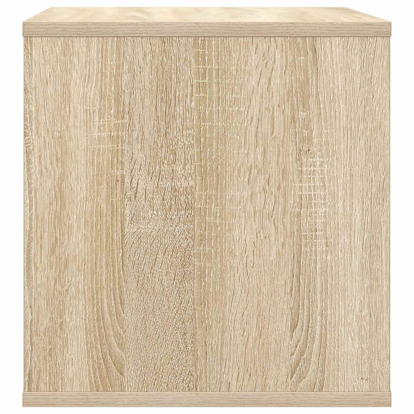 Vinylalbum kasse Sonoma-eg 37 x 36,5 x 38 cm Konstrueret træ