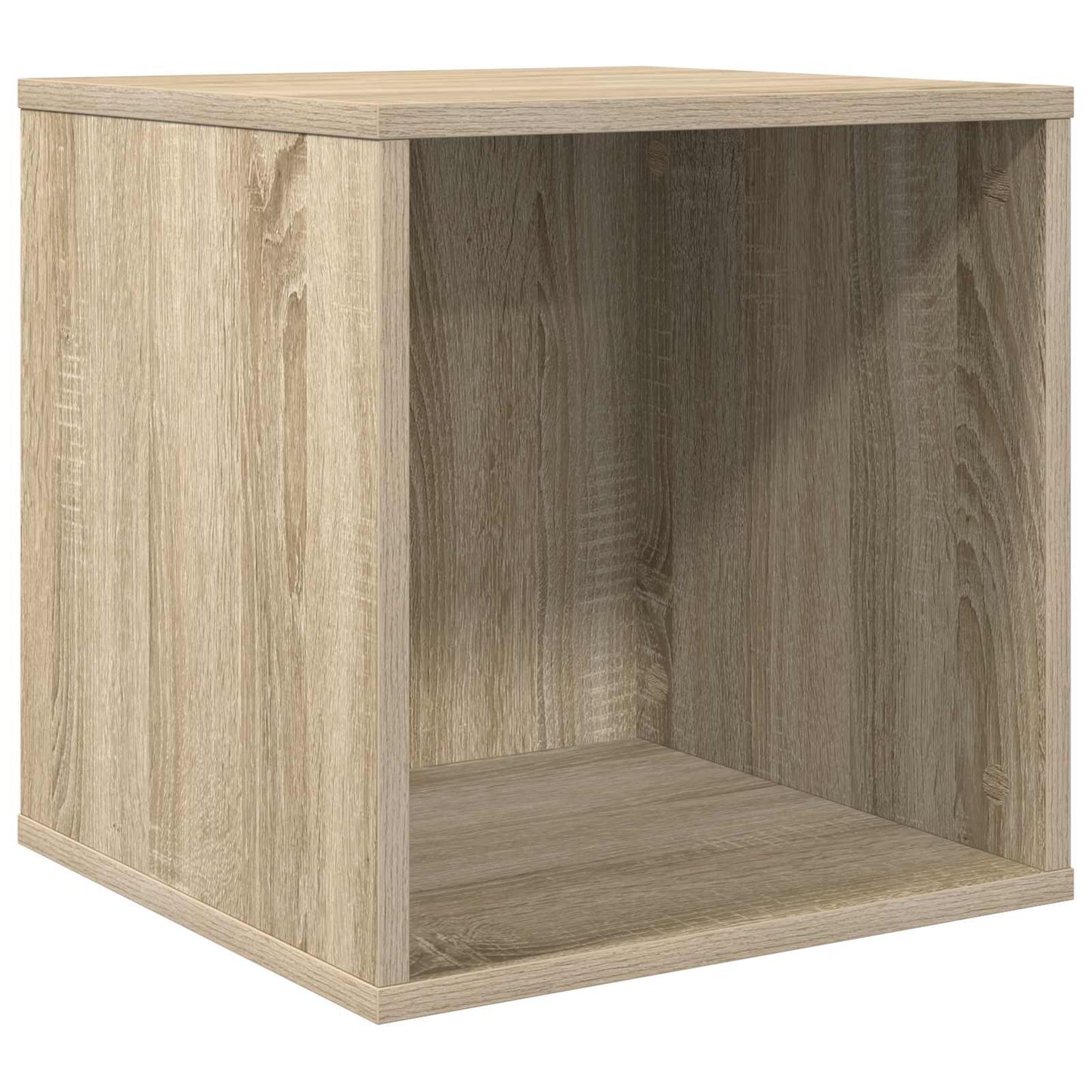 Vinylalbum kasse 2 stk. Sonoma-eg 37 x 36,5 x 38 cm