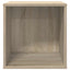 Vinylalbum kasse 2 stk. Sonoma-eg 37 x 36,5 x 38 cm