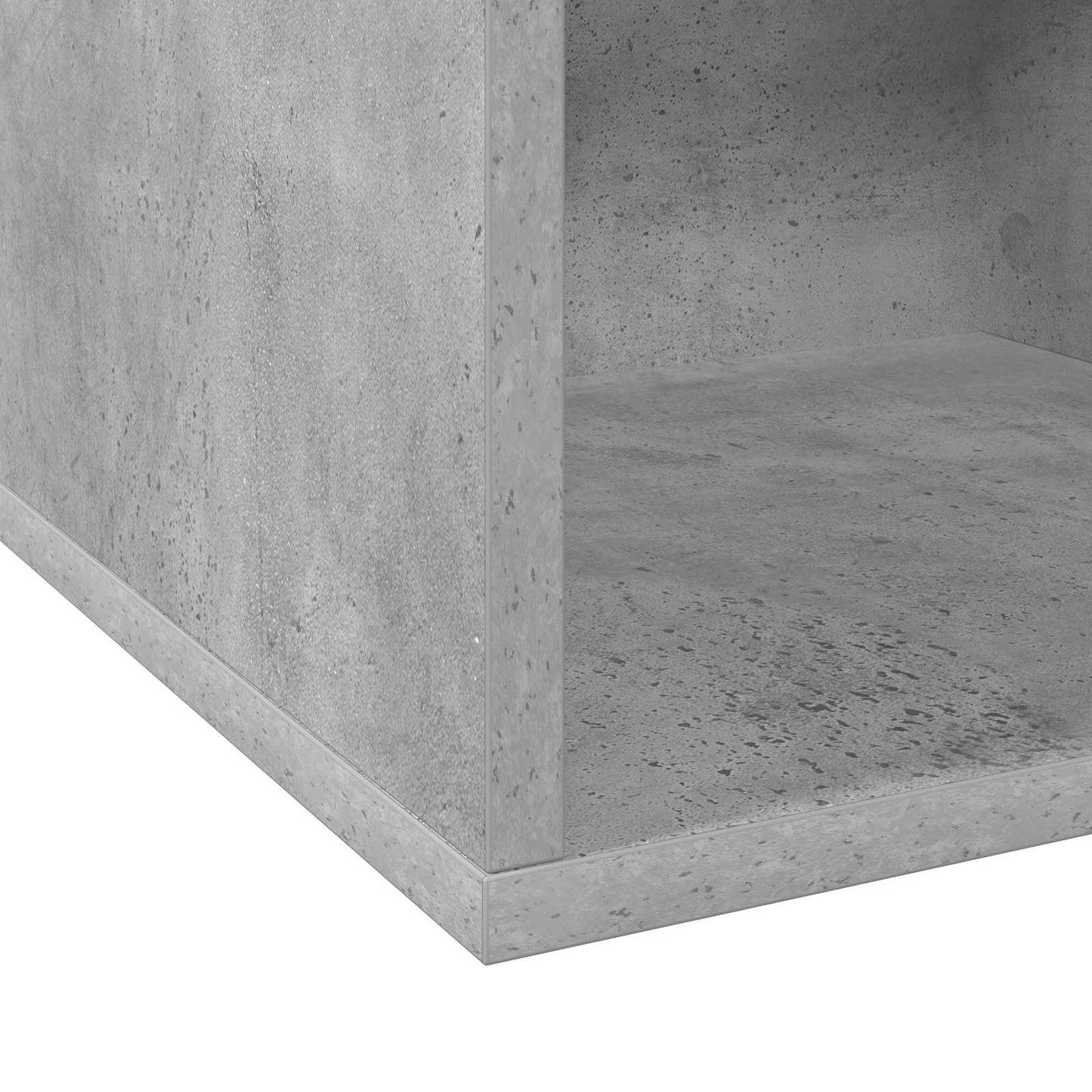 Vinylalbum kasse 2 stk. Betongrå 37 x 36,5 x 38 cm