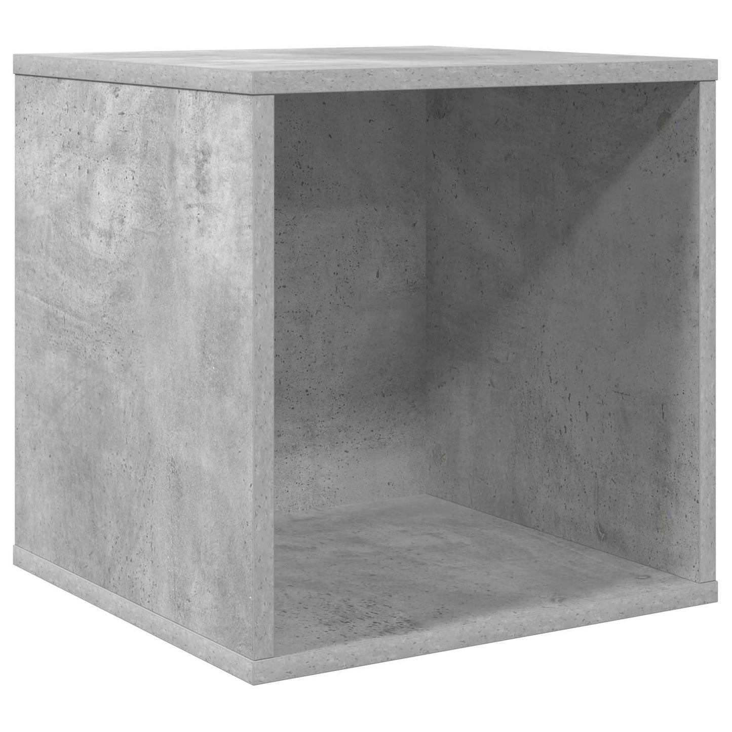 Vinylalbum kasse 2 stk. Betongrå 37 x 36,5 x 38 cm
