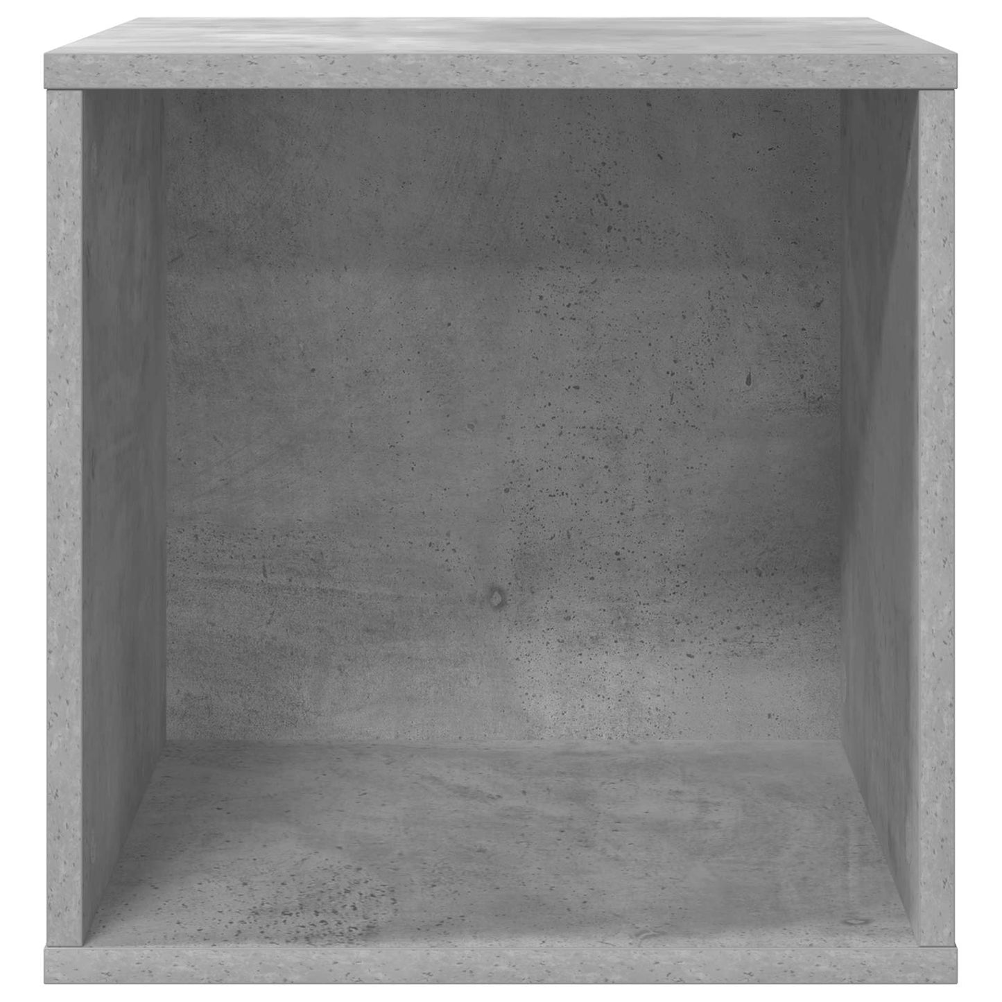 Vinylalbum kasse 2 stk. Betongrå 37 x 36,5 x 38 cm