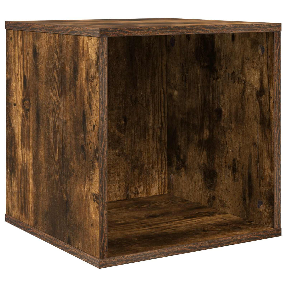Vinylalbum kasse 2 stk. Røget eg 37 x 36,5 x 38 cm