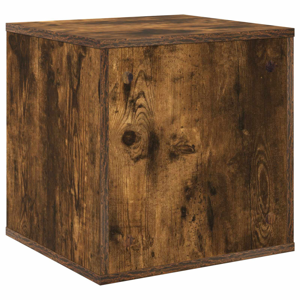 Vinylalbum kasse 2 stk. Røget eg 37 x 36,5 x 38 cm