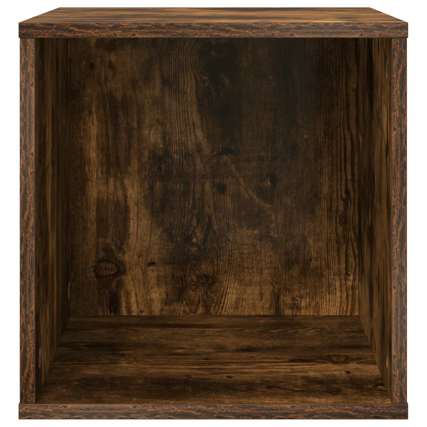 Vinylalbum kasse 2 stk. Røget eg 37 x 36,5 x 38 cm