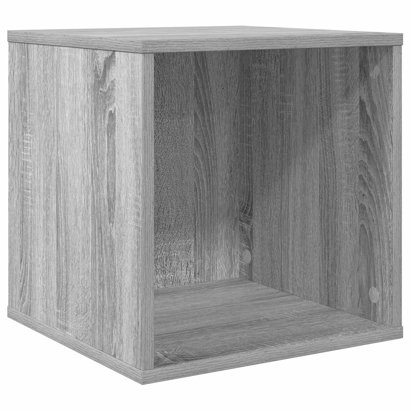 Vinylalbum kasse Grå Sonoma 37 x 36,5 x 38 cm Konstrueret træ