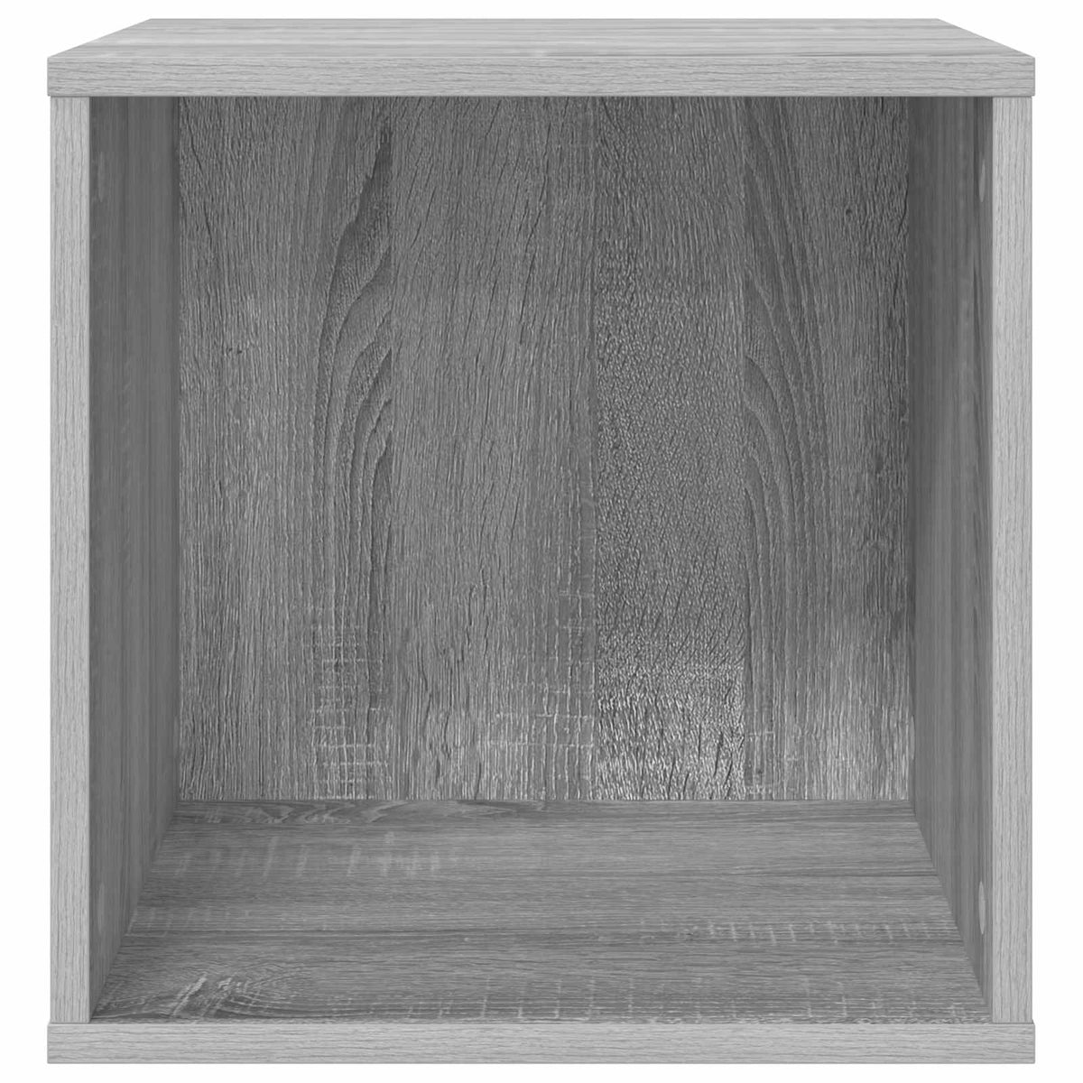 Vinylalbum kasse 2 stk. Grå Sonoma 37 x 36,5 x 38 cm