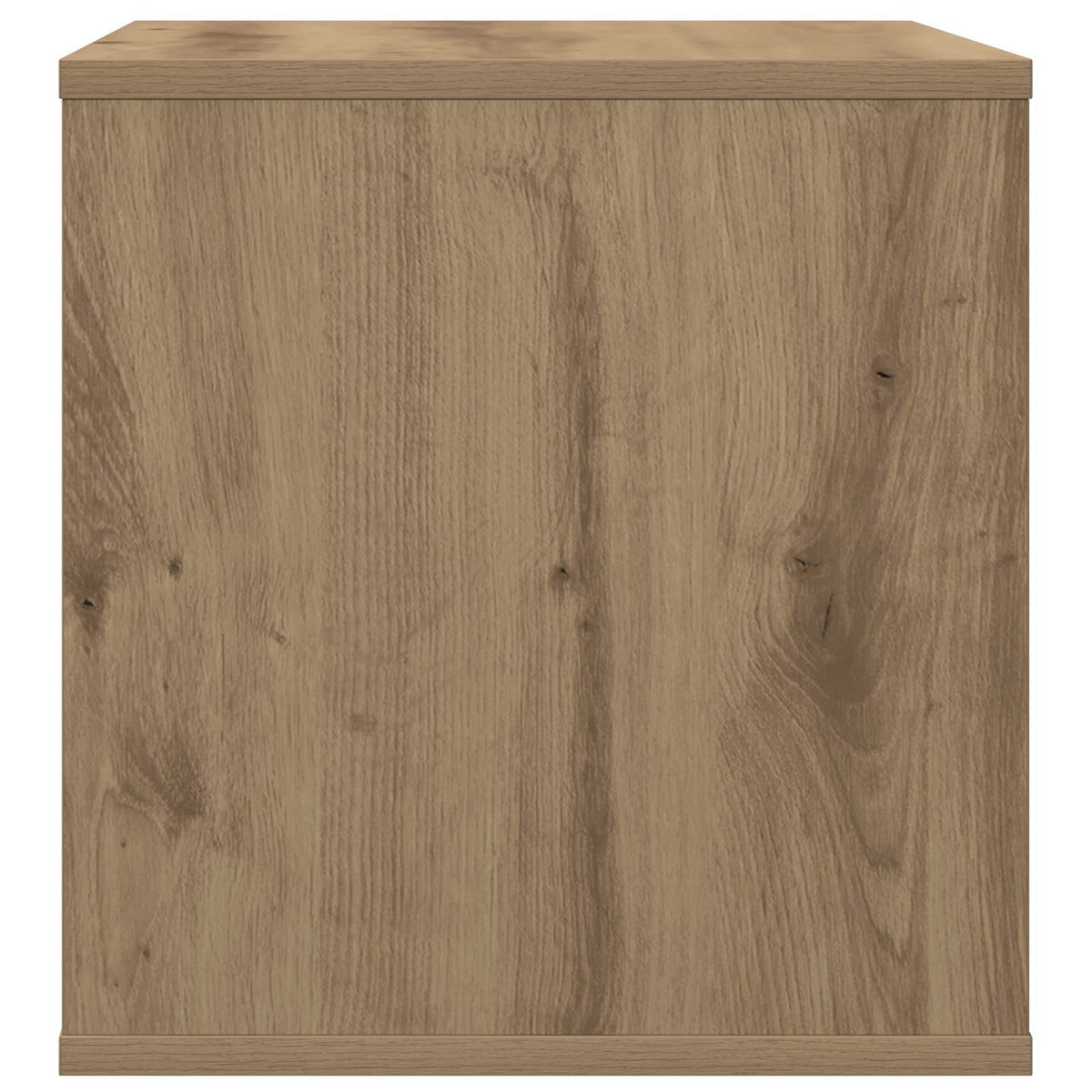Vinylalbum kasse Artisan-eg 37 x 36,5 x 38 cm Konstrueret træ