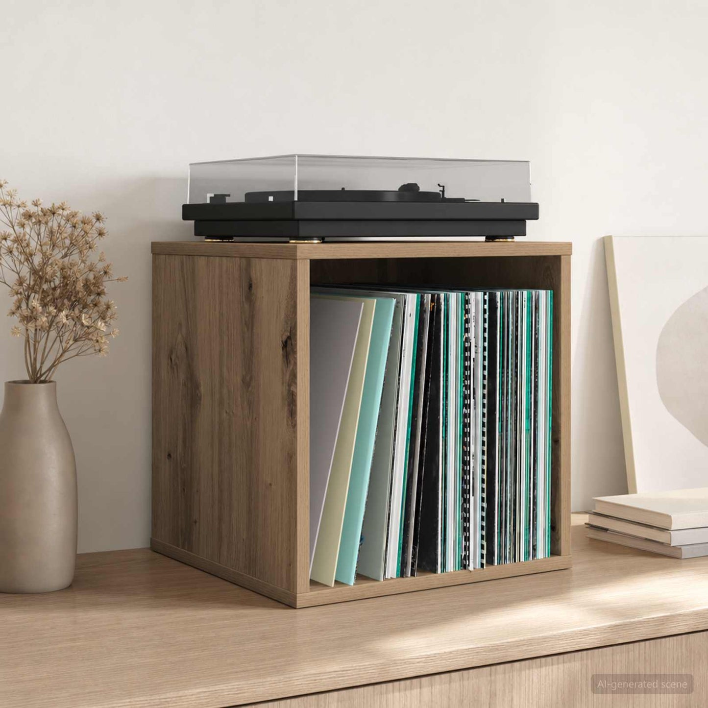 Vinylalbum kasse 2 stk. Artisan-eg 37 x 36,5 x 38 cm