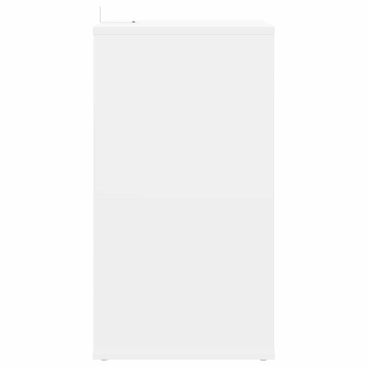 Pladeskab Hvid 38 x 33 x 61 cm Konstrueret træ
