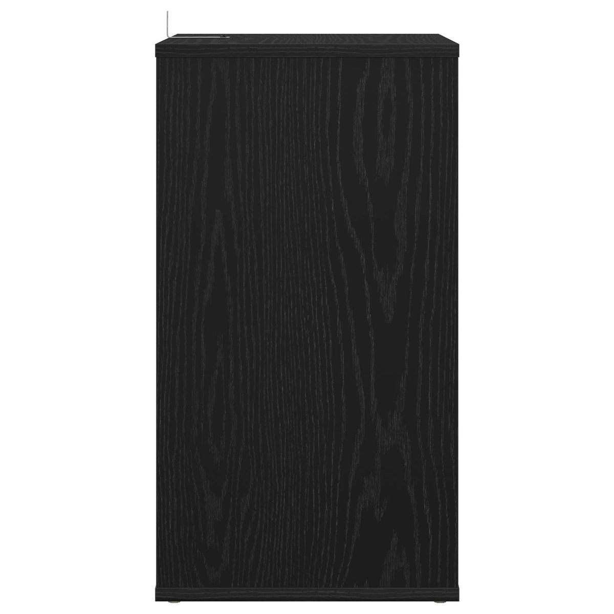 Pladeskab Sort eg 38 x 33 x 61 cm Konstrueret træ