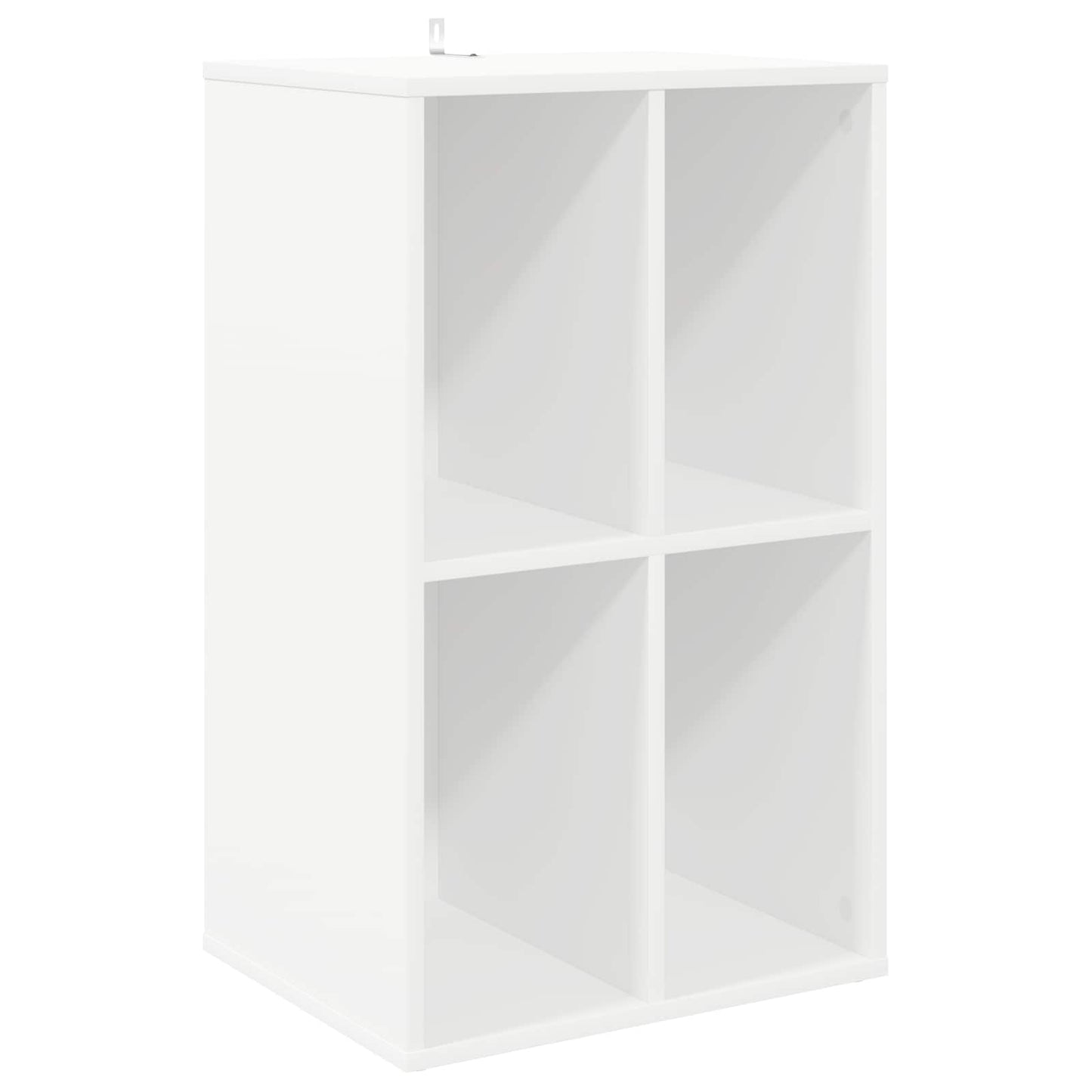 Pladeskab Hvid 44,5 x 36,5 x 74,5 cm Konstrueret træ