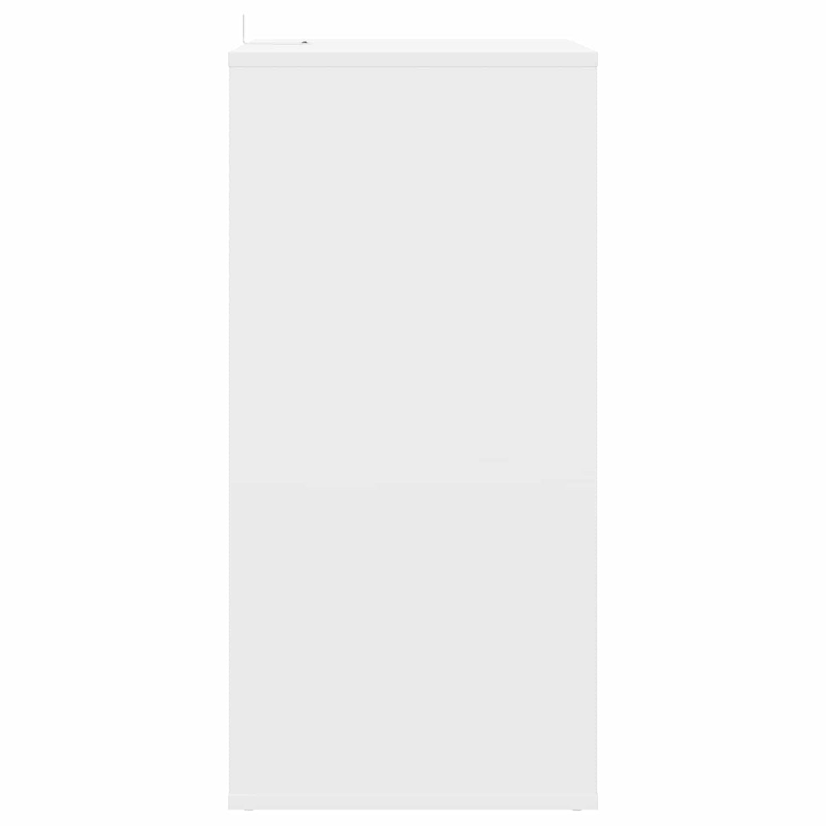 Pladeskab Hvid 44,5 x 36,5 x 74,5 cm Konstrueret træ