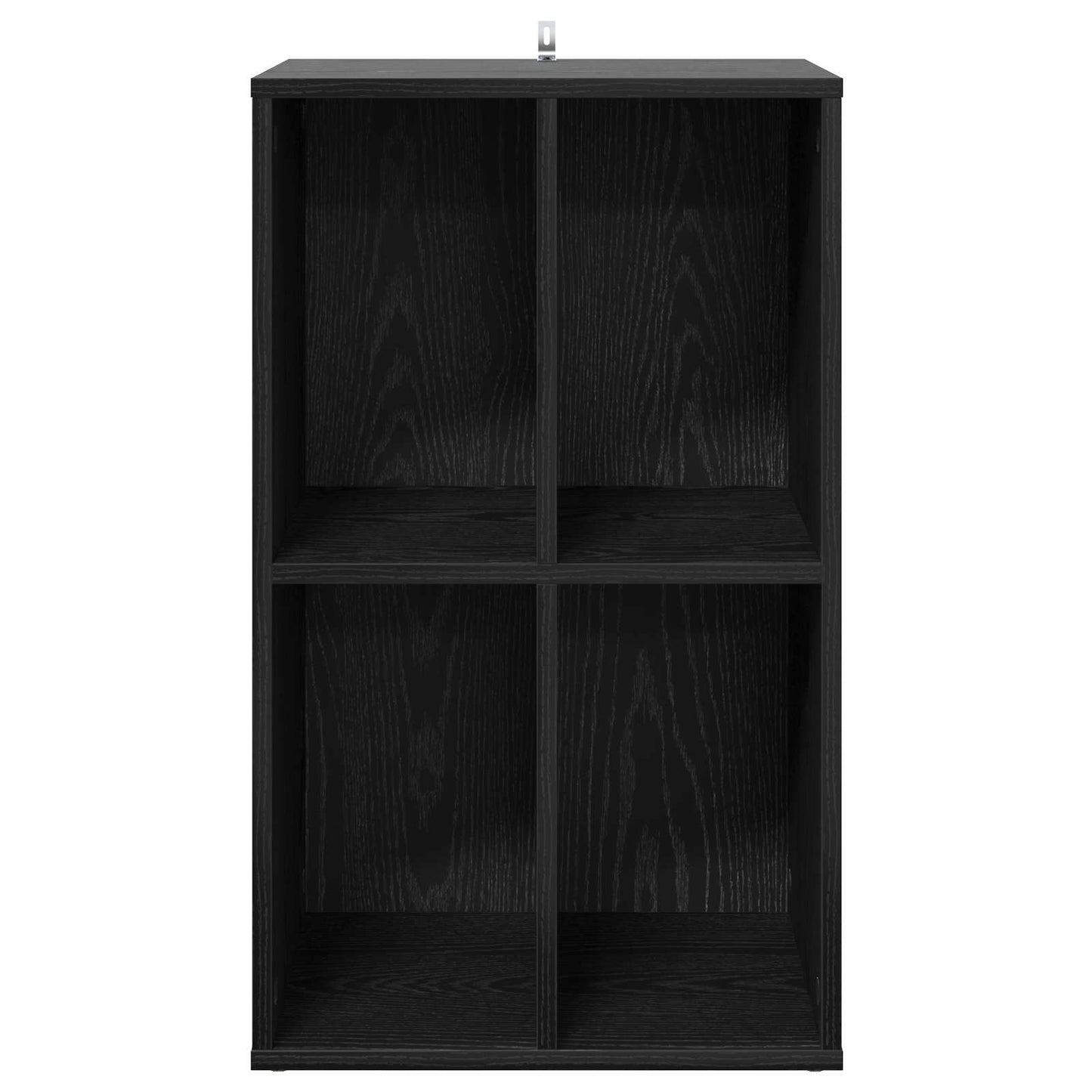 Pladeskab Sort eg 44,5 x 36,5 x 74,5 cm Konstrueret træ