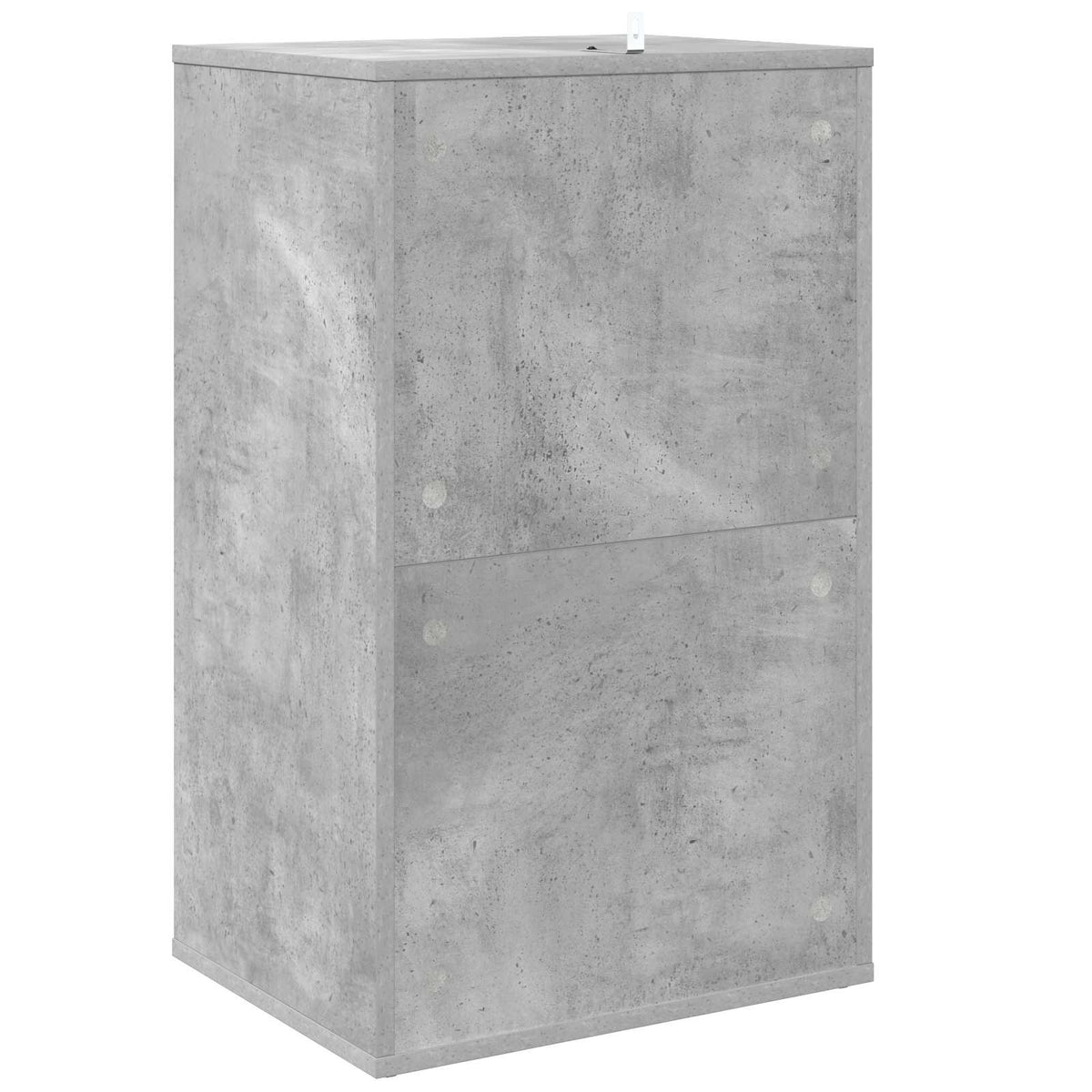 Pladeskab Betongrå 44,5 x 36,5 x 74,5 cm Konstrueret træ