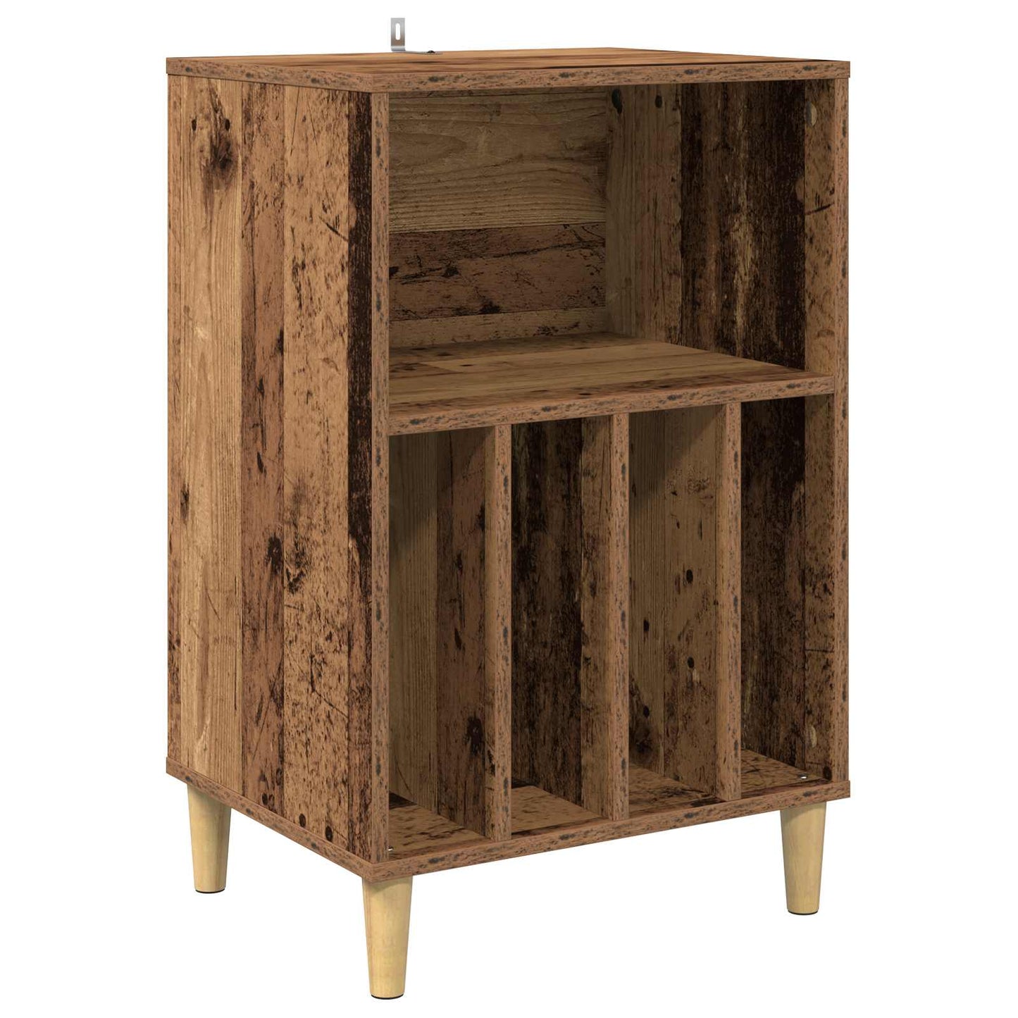 Pladespiller Stativ Gammelt træ 47 x 39,5 x 74,5 cm