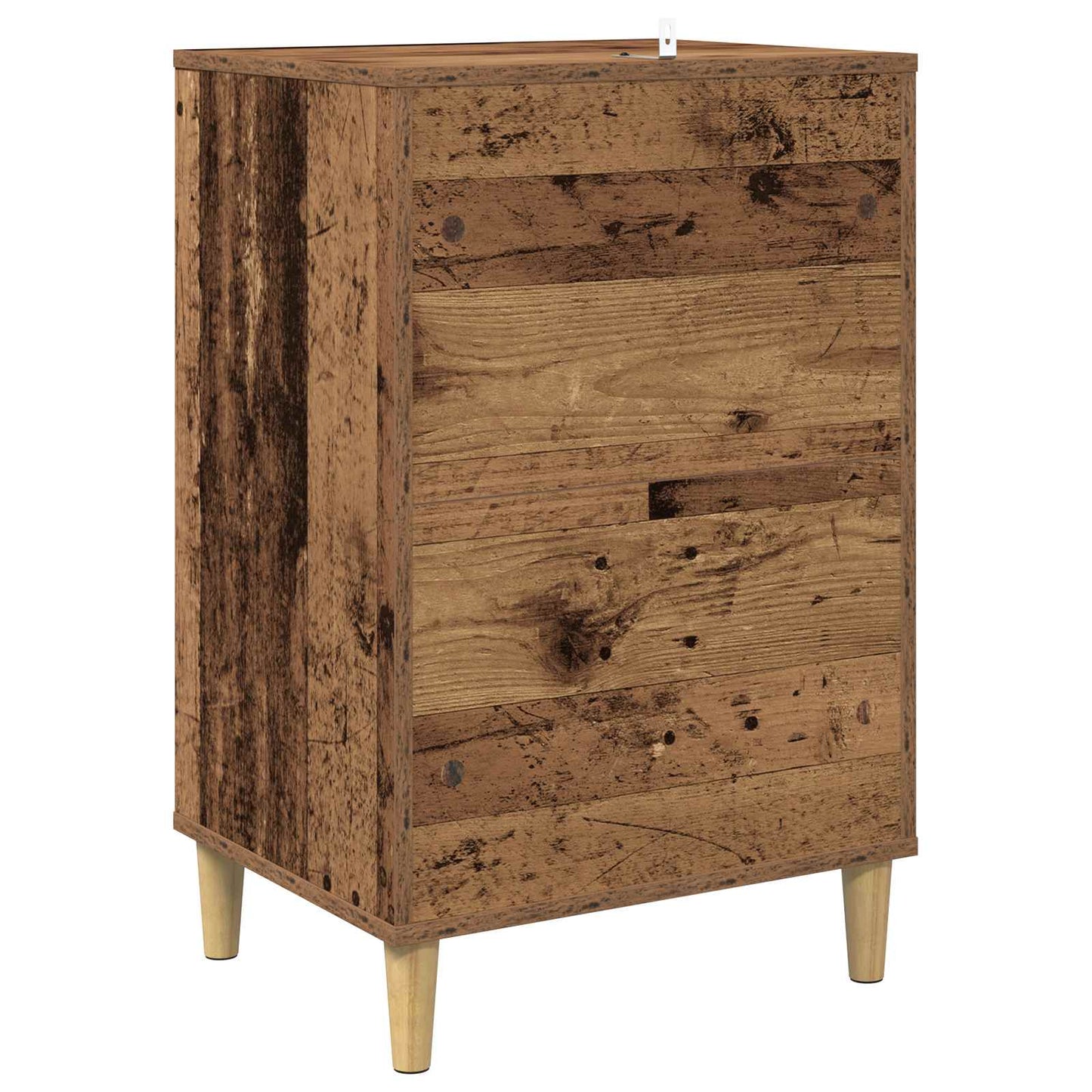 Pladespiller Stativ Gammelt træ 47 x 39,5 x 74,5 cm