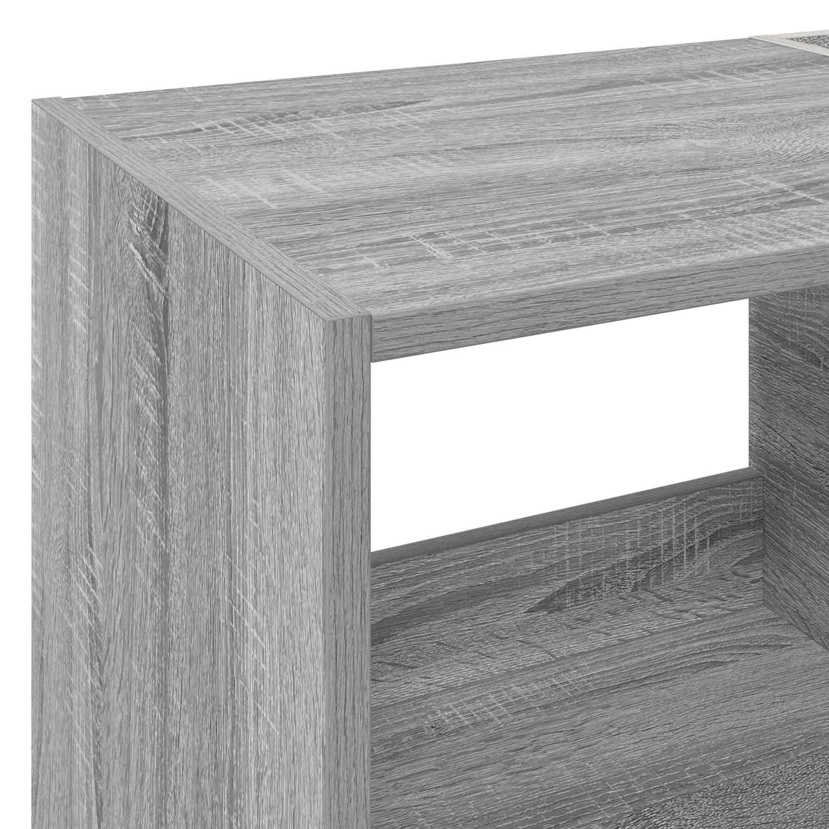 Pladespillerstand Grå Sonoma 82 x 39,5 x 82,5 cm