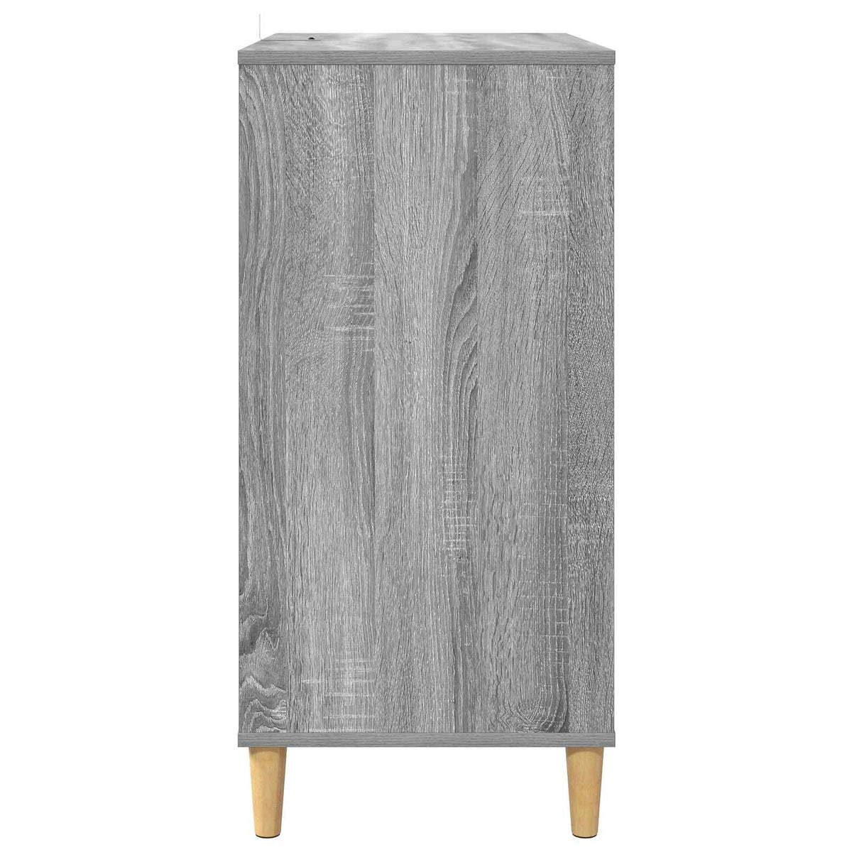 Pladespillerstand Grå Sonoma 71 x 39,5 x 83 cm Konstrueret træ