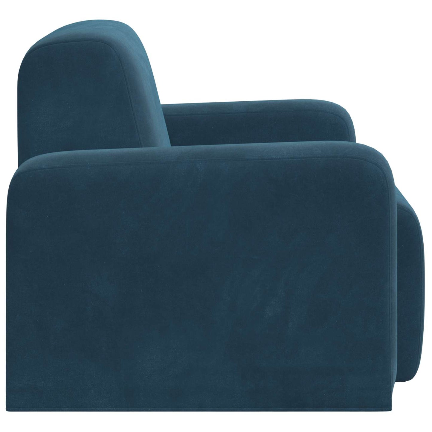 Lænestol Blå Fløjl