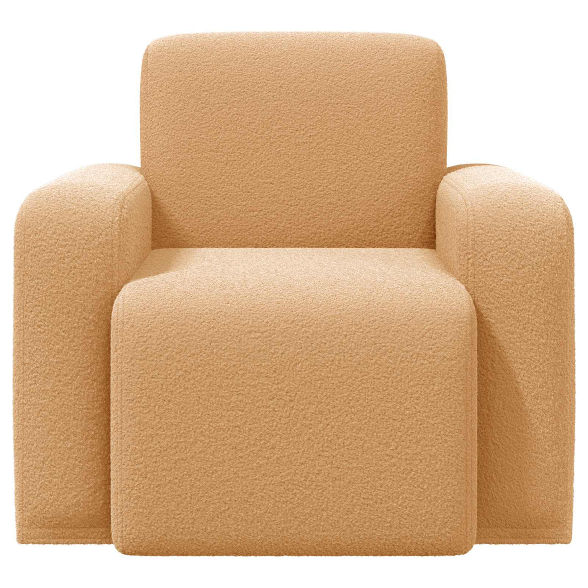Lænestol Beige Bouclé
