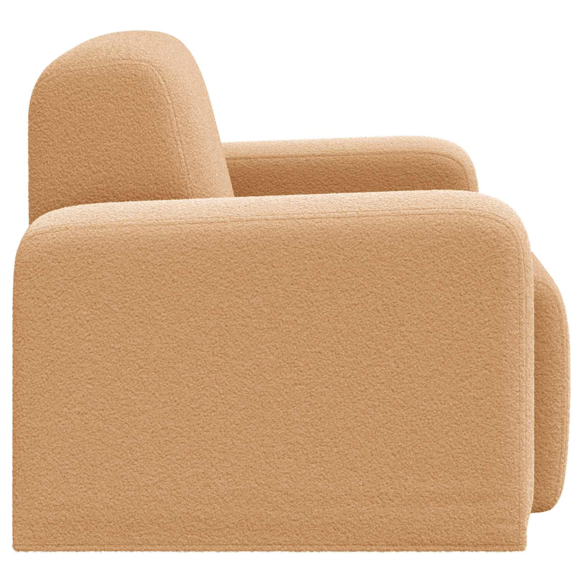 Lænestol Beige Bouclé